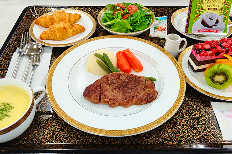 お祝い膳(ステーキ)